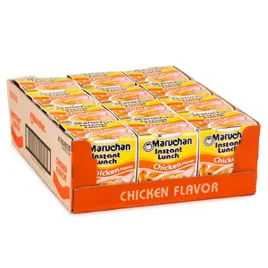 Instant Lunch Ramen Noodles, Chicken Flavor – Japanese-Style Instant Noodle Soup, Easy Meal Ready in 3 Minutes – 2.25 Oz. (12 Pack)