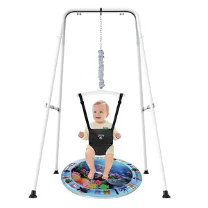 #Summervibes，G TALECO Gear Baby Jumper with Stand - Baby Bouncer Exerciser for Active Babies, Easy Set-Up, Indoor & Outdoor Use,  (Water Mat Included)