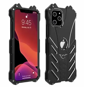metallic Bat Design Phone Case, Creative Hollow Out Design Phone Protective Cover, Shockproof Phone Cover, Phone Accessories Compatible with iPhone 16 15 14 13 12 11 Pro Max, Casing