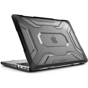 Unicorn Beetle Case for MacBook Pro 13 Inch (2022-2016) M2/M1 A2338 A2251 A2289 A1706 A1708 A1989 A2159, Slim Rubberized TPU Bumper Cover with Touch Bar and Touch ID (Black)