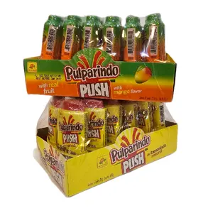 Pulparindo Push - Dulce de Tamarindo Salado y Enchilado Sabor Mango & Tamarindo 12 Pieces Pack