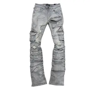 KD - Stacked Utility Denim - Grey -2056B