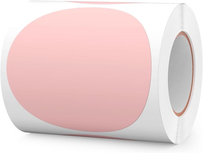 300 count Round Stickers 4 Inch  Vinyl Circle Floor Dots Sticker Removable Self-Adhesive Colored Large Label Roll for Marking Inventory Organizing Classroom Line Up Spots