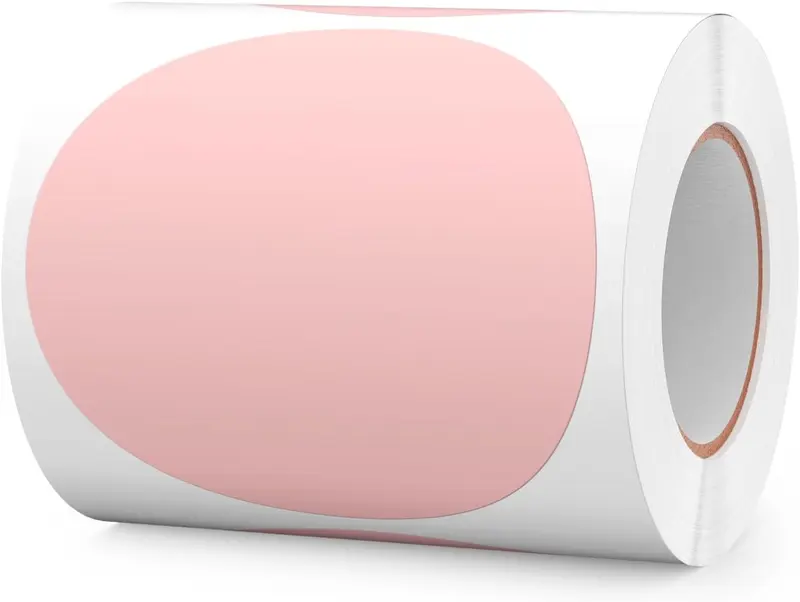 300 count Round Stickers 4 Inch  Vinyl Circle Floor Dots Sticker Removable Self-Adhesive Colored Large Label Roll for Marking Inventory Organizing Classroom Line Up Spots