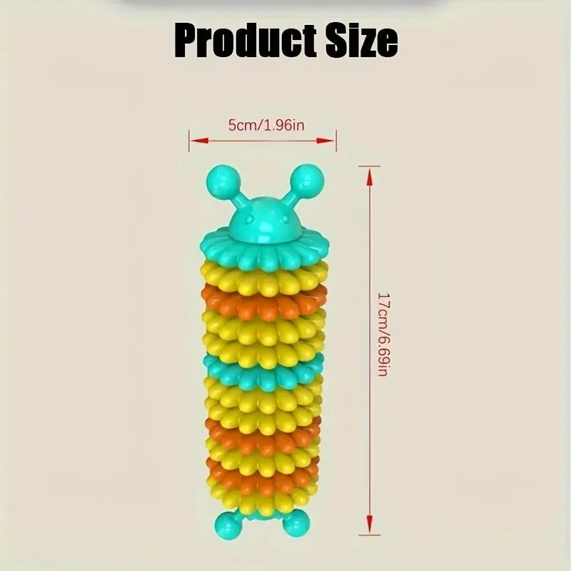 Soft Flexible Rubber Baby Teething Chew Toy - BPA-Free Safe Materials, Gentle Gum Massage, Infant Use, Relieves Teething Discomfort (Party Bag Gift for Home & Festive Supplies)