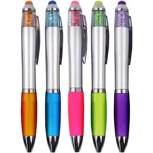 Stylus Pens for Touch Screens, Medium Point Pens with  for Women and  Black Ink Pen with Stylus Ballpoint Pens with Comfort Grip for The Ipad5 Count+3 Refills