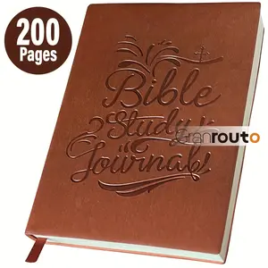 Granrouto Bible Study Journal Notebook - S.O.A.P Method Bible Study Guide with 200+ Page Layouts-like Design ( Cover), Undated Grid Prayer Diary & Daily Devotional Planner for Women & Men, Journaling Kit, Portable Faith-Based Gift