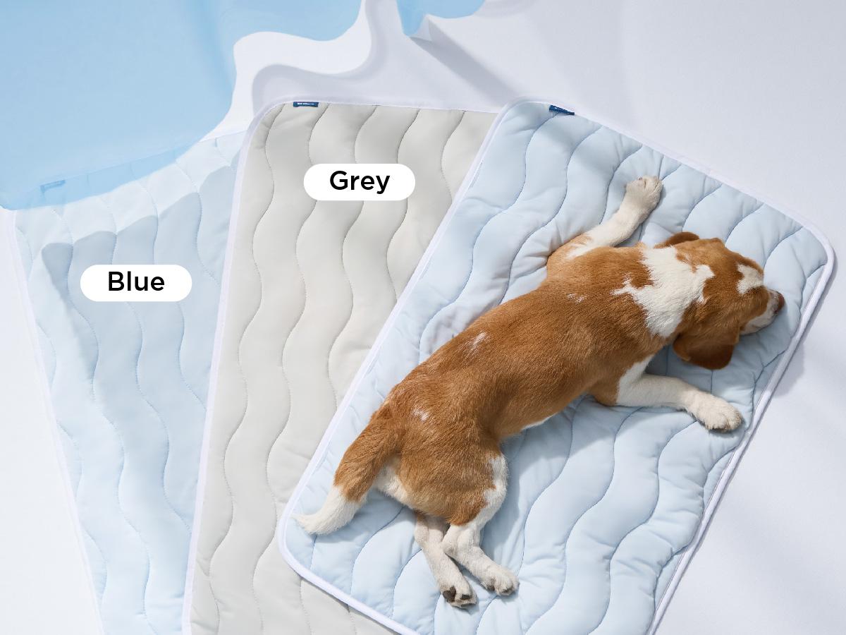 Bedsure Cooling Thin & Thick Mat for Dogs – Q-MAX>0.4 Washable Pet Cooling Pad, No Gel, No Electric, Non-Slip Summer Crate Bed for Large Dogs