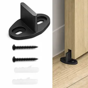 Sliding Barn Door Floor Guide - T-Style Anti-Swing Stabilizer | Easy Install