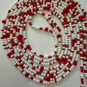 Waistbeads- Kandy-Kane 60in