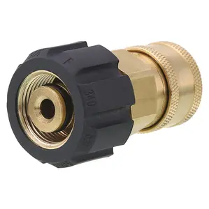 Tool Daily Pressure Washer Quick Connect Socket - 3/8 Inch to M22 14mm Metric Fitting, 5000 PSI Compatibility