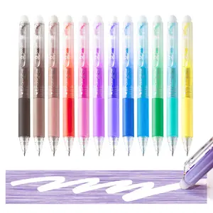 Leven 12-Pack Erasable Gel Pens Fine Point, Mistakes Disappear Instantly Erasable Pens for Kids Adults, School Office Supplies for Journaling Planners