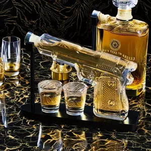 Birthday Gifts For Men Dad, Whiskey Decanter Sets For Men - Shot Glass, Funny Gift Ideas For Him Boyfriend Brother, Liquor Dispenser For Bar, Alcohol, Anniversary, Military Present, Cave  Utensils