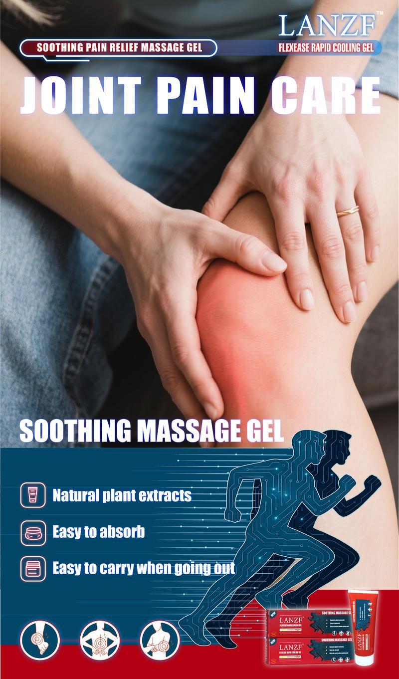 [50g] LANZF Joint Relief Massage Cream  for Knee Lumbar Neck Hand & Foot Repair Therapeutic Gel for Muscle Relief and Pain Management