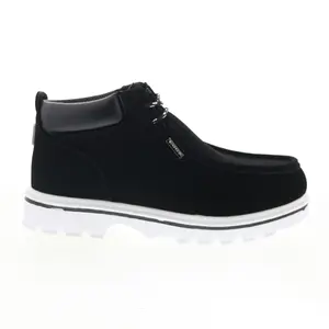 Lugz Fringe MFRGD-060 Mens Black Synthetic Lace Up Ankle Boots