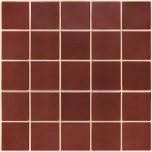 10 count Matte  Peel and Stick Tile 11.8"x11.8" Ultralight PVC Square Peel and Stick Backsplash for Kitchen Stick  Tiles for Bathroom,Living Room,Fireplace,Interior Wall Decor,Red