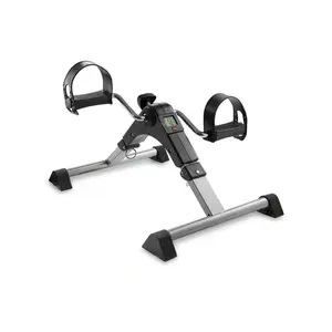 Foldable Under Desk Stationary Exercise Bike - Arm Leg Foot Pedal Exerciser
