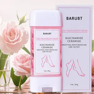 BARUBT Niacinamide Foot Cream for Feet 3 oz 85 g Long-lasting Moisturizing Care Soft Skin Repairing Chapped Skin Paste Daily Smoother Hydrating Nails Moisture Moisturizer Hydrate Hydrating