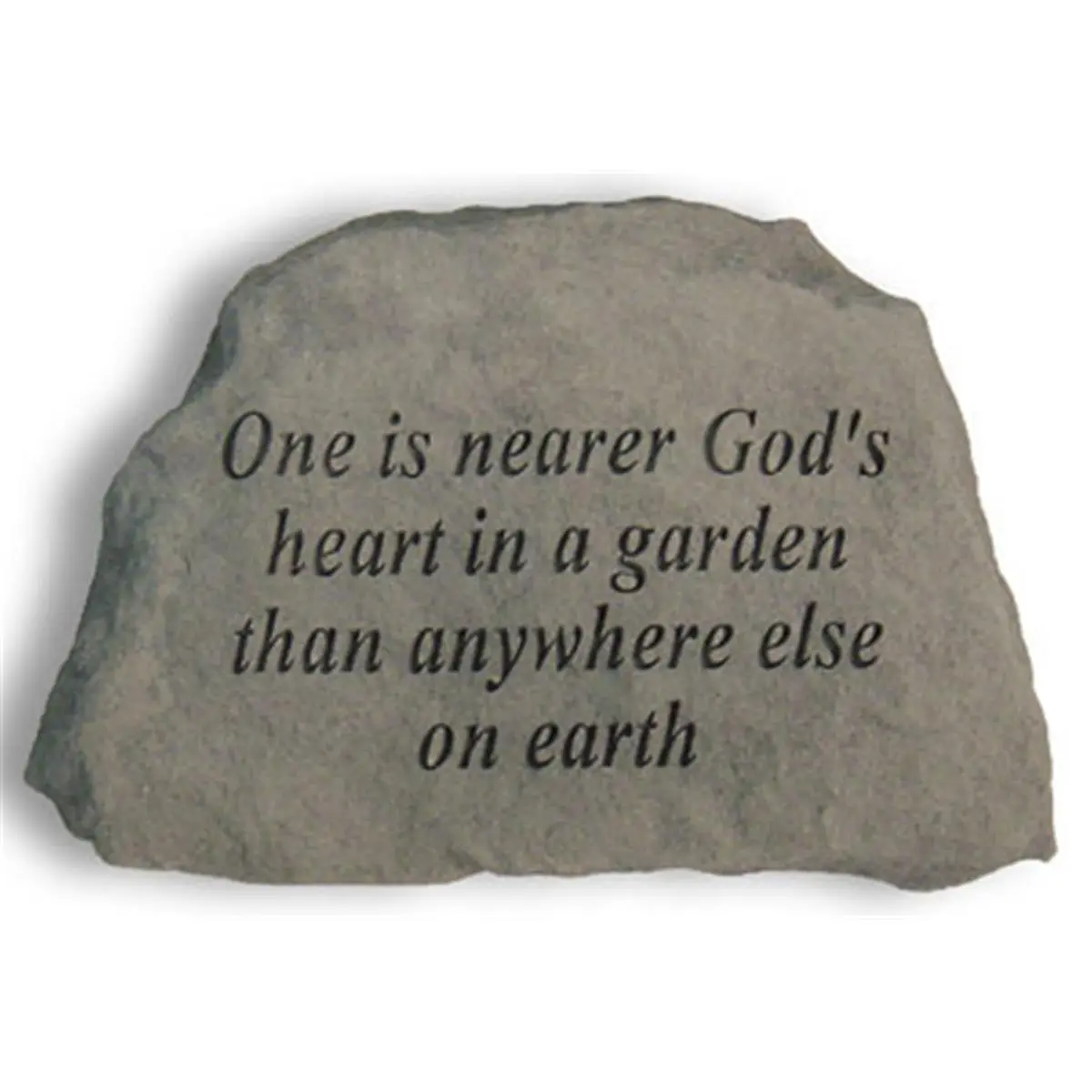 Kay Berry- Inc. One Is Nearer Gods Heart In A Garden - Garden Accent - 6.5 Inches x 4.5 Inches x 1.5 Inches