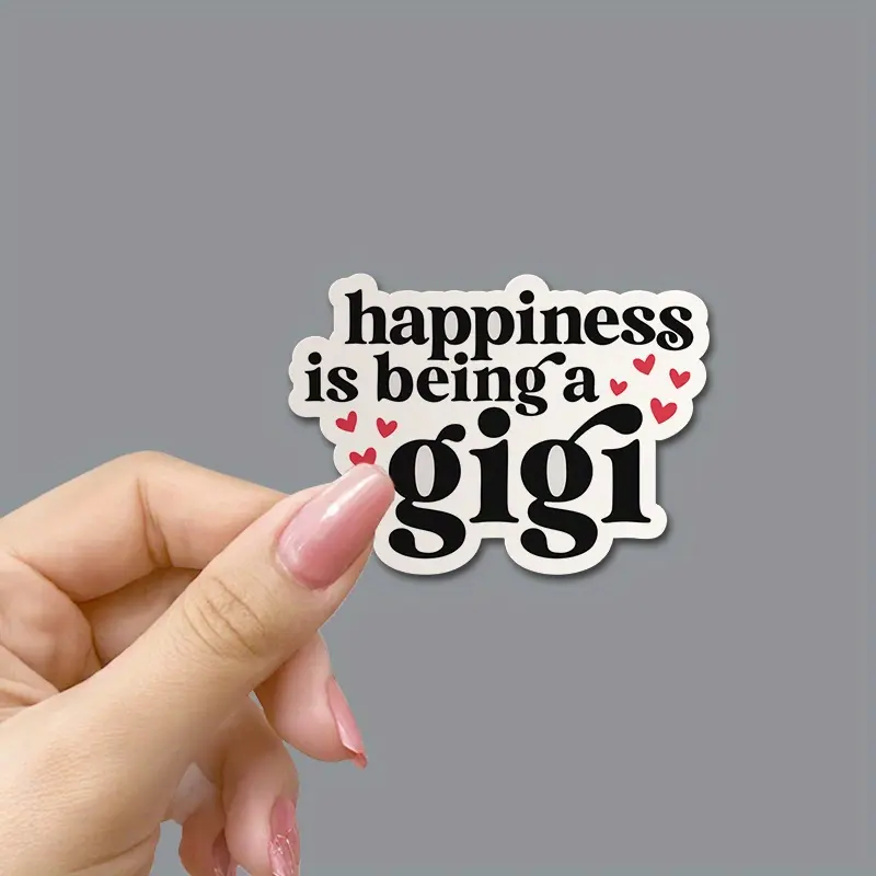 Face To Face Sticker with This Sentence - Humorous Vinyl Sticker, Suitable for Water Bottles, Laptops, Etc. | Durable, Waterproof, and Easy To Stick | Suitable for Gigi Themed Projects, Funny Stickers