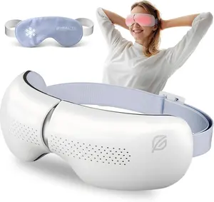 Lumeneye Massager with Heat & Cooling Gel Mask Sleep Mask w/Bluetooth & White Noise