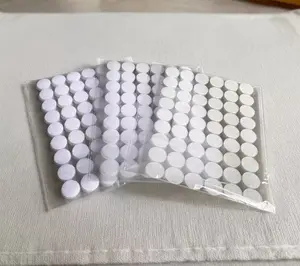 Self-Adhesive Hook and Loop Dots - Round Sticky Velcro Circles