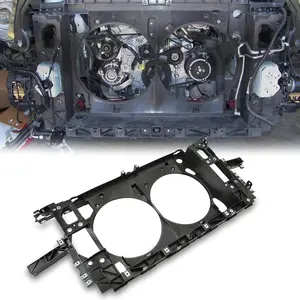 KQQIO Radiator Support Assembly Compatible with 2007-2015 Infiniti G25 G35 G37 Q40 Q60 Replacement for IN1225107 62501JK05A