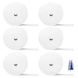 Jelly Roll Batting Strips Set for Rugs Fabric Tube Maker with Sewing Strips Time Saving Multi Functional for Handcraft Projects​