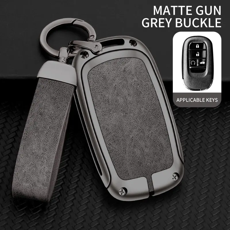 For Honda Key Fob Cover Compatible with 2023 Honda Civic Accord Pilot CR-V HR-V Key Fob Protector Key Case Automotive Car Accessories Car Key Holder summervibes Car Key Chain Car Key Pendant