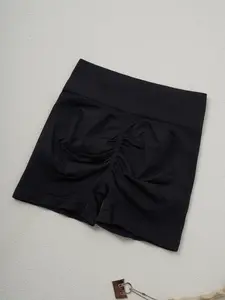 Women's Solid  Seamless Gym Shorts, Workout Biker Shorts, Comfy Breathable Skinny Shorts for Gym Workout Running, Ladies Sportswear for Summer, High Stretch Bottoms