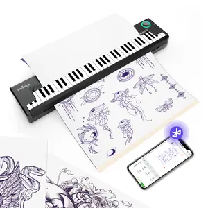 Wireless Tattoo Stencil Printer – Portable Tattoo Printer with inkless Technology, for tattoo artist tattoo beginners DIY enthusiast