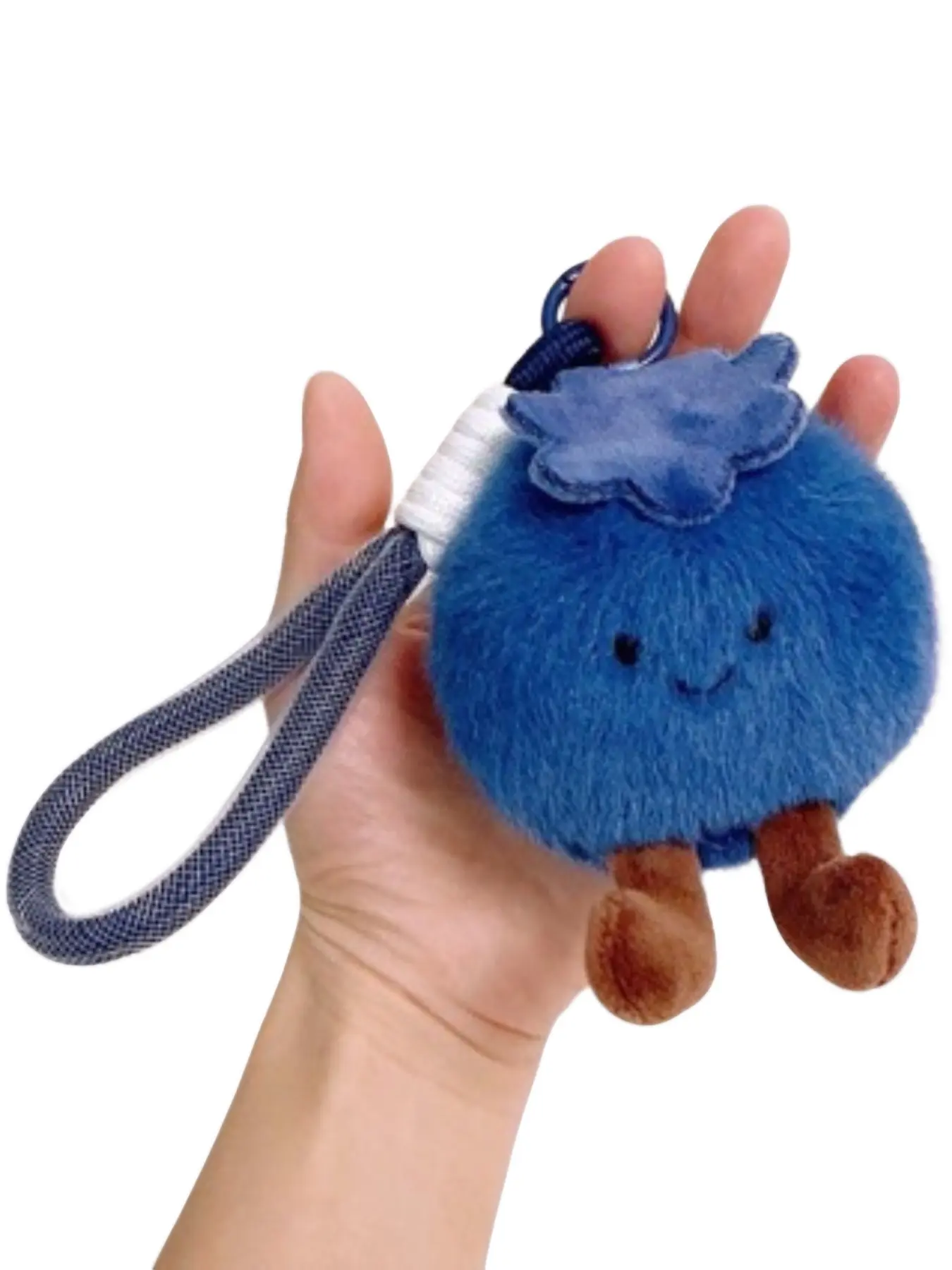 Plush Blueberry Fruit Doll Ornament, Bag Charm Keychain Pendant, Cute Keychains, Cute Decorative Accessory, Perfect Gift Idea, Fun and Stylish Addition