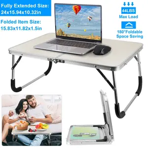 Versatile Foldable Laptop Tray Table - Perfect for Bed, Couch, or Floor Use