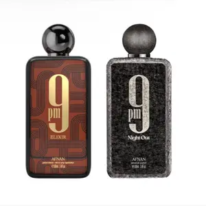 Afnan 2-Piece (9 PM Elixir &  9pm Night Out) Fragrance Bundle