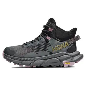 HOKA ONE ONE Trail Code Gore-Tex Women's Mid-Cut Outdoor Hiking Shoes with Comfort, Traction, and Lightweight Design Trending Shoes, House White Official Shoes to Get / Maison Mihara