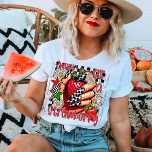 Sweet As A Strawberry DTF Transfers - THIS IS NOT A SHIRT