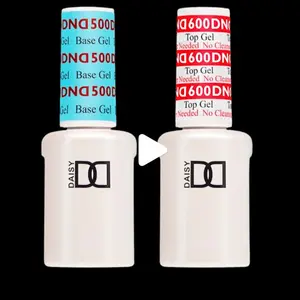 DND Top Gel coat #600 and Base coat #500 No Cleanse nail care nail art