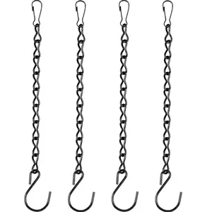 Hanging Chain, 3 Counts/set Iron Hanging Chain for Bird Feeder, Wind Chime, Outdoor Indoor Decoration, Home Decor Supplies