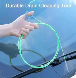 Auto Sunroof Drain Cleaning Tool, 78 Inch Flexible Tube Brush, Car Sunroof Drain Hole Cleaner, Extra Long Pipe Cleaner for Drains, Sewer, Windshield