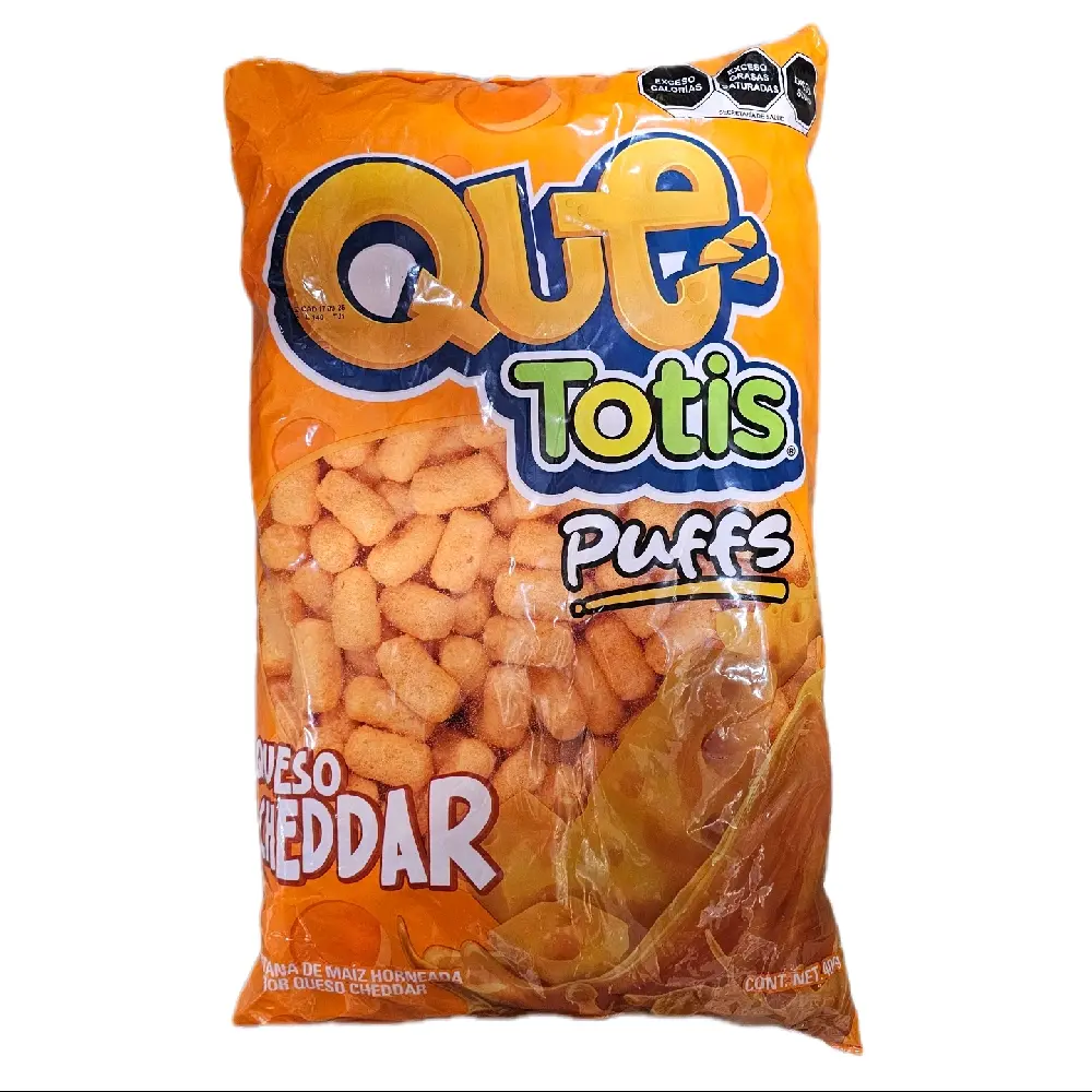 Que Totis Puffs Cheddar - Cheetos Que Totis Sabor Queso / 400 & 200g Bag /