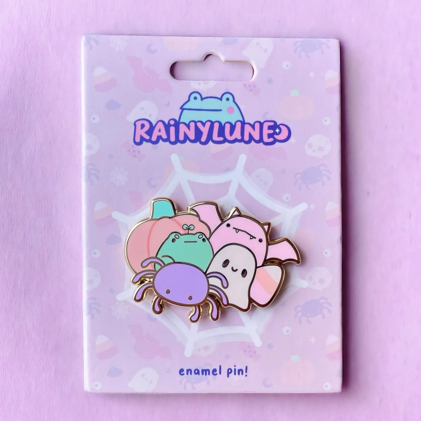 Halloween Plushies Sprout Pin
