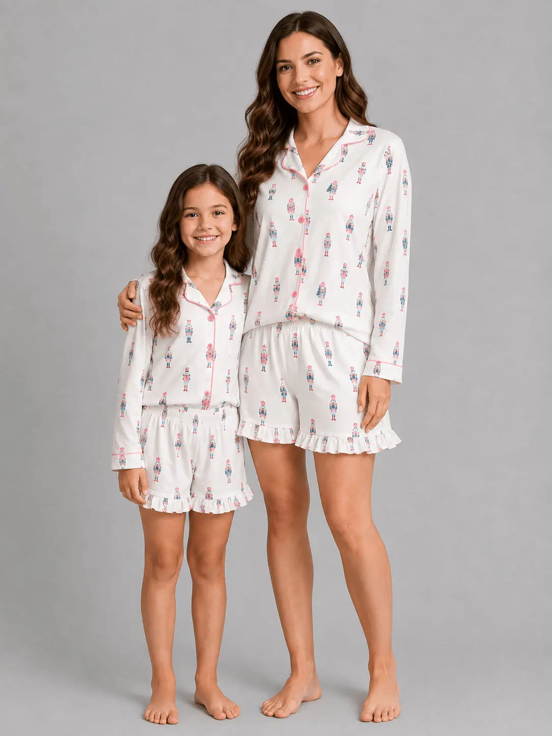 Pink Nutcracker Mommy & Me Christmas Pajama Sets Pink Nutcracker Mommy & Me Christmas Pajama Sets