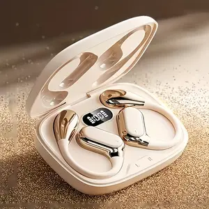 2024 New Style True Wireless On-Ear Music Headset Gaming Earbuds Video TWS HIFI Dolby Bass 9D Stereo HD Calling Earphones for Android for Iphone Cellphone Sports Earpieces Smart Headphones