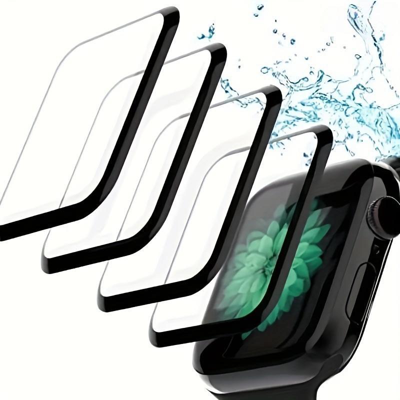 4-in-1 HD Glass Smart Watch Screen Protector Set, 1 Set Including 4 ...