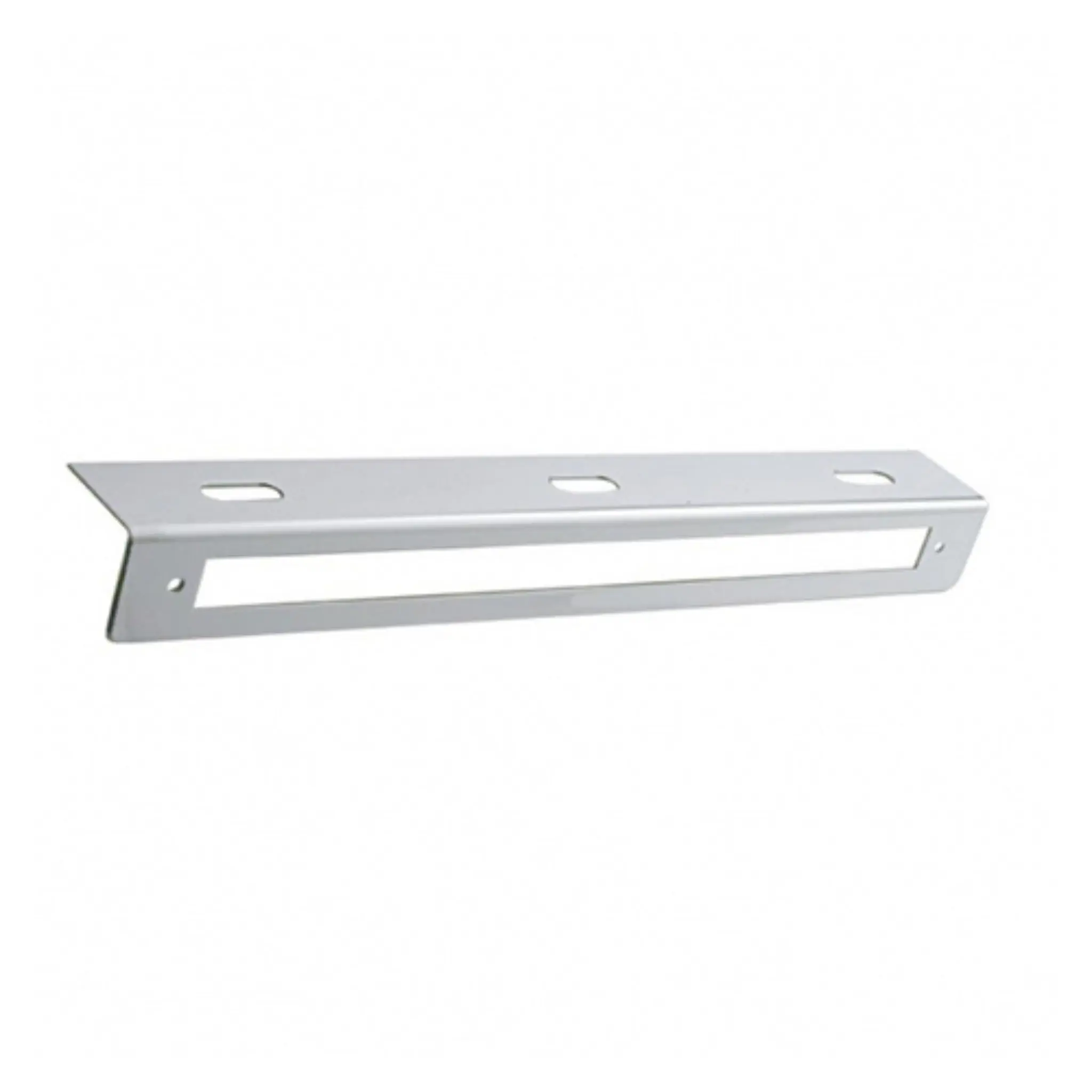 United Pacific Stainless Steel Automotive Light Bar Mount - 12-3/4 in 1 Light Cutout Bracket for Vehicles, Trailers, with Bolt or Rivet Installation & Enhanced Durability