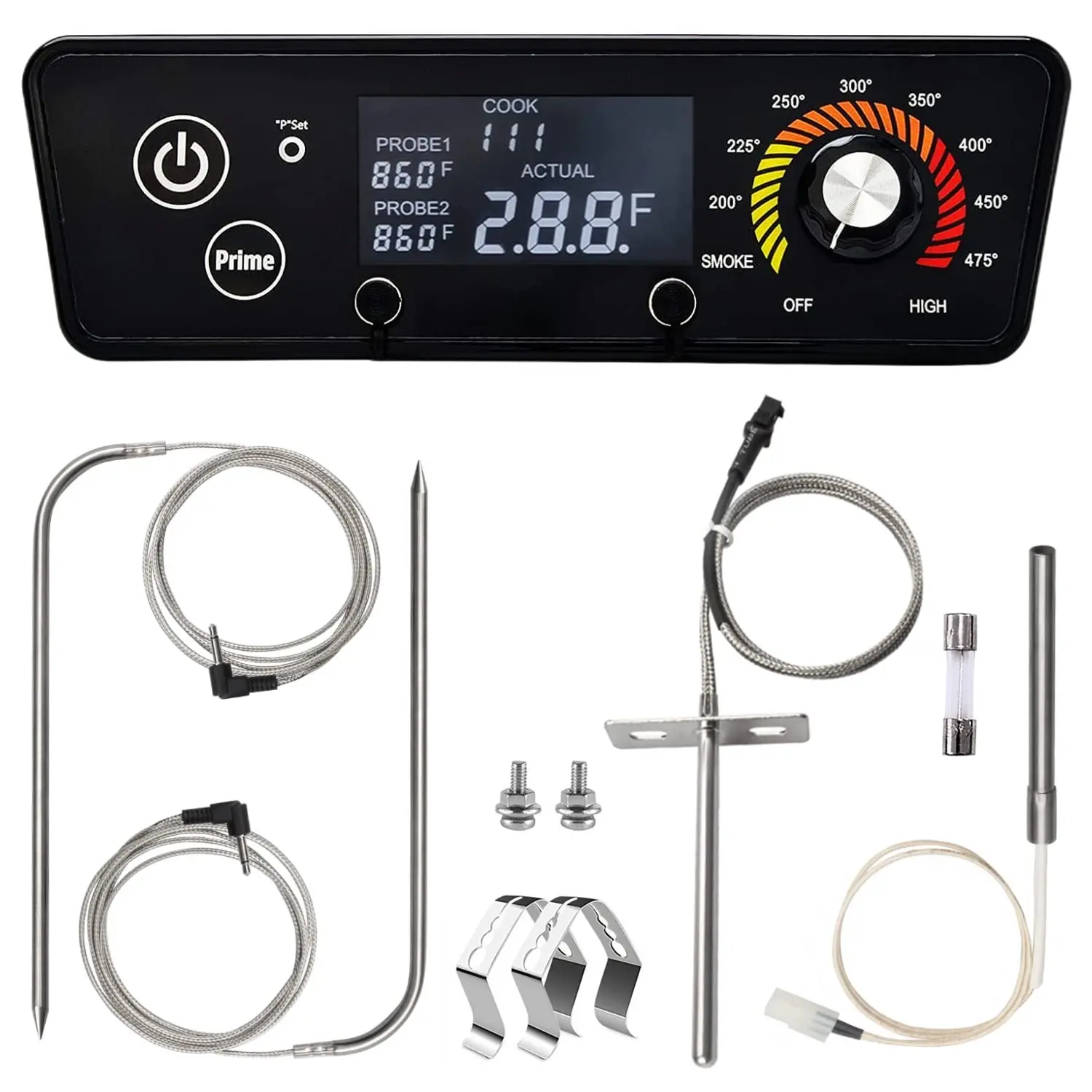 Digital Thermostat Kit Control Board Replacement, Compatible With Pit Boss Wood Pellet Grills & Smokers