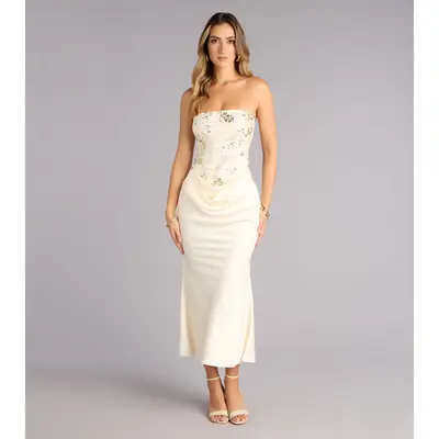 white strapless corset mini dress Thats So Fetch | Jetta | Perfect for cocktail parties Sleek Fitted Mermaid Prom Dress Color:Green Floral Print Light Pink Satin Corset