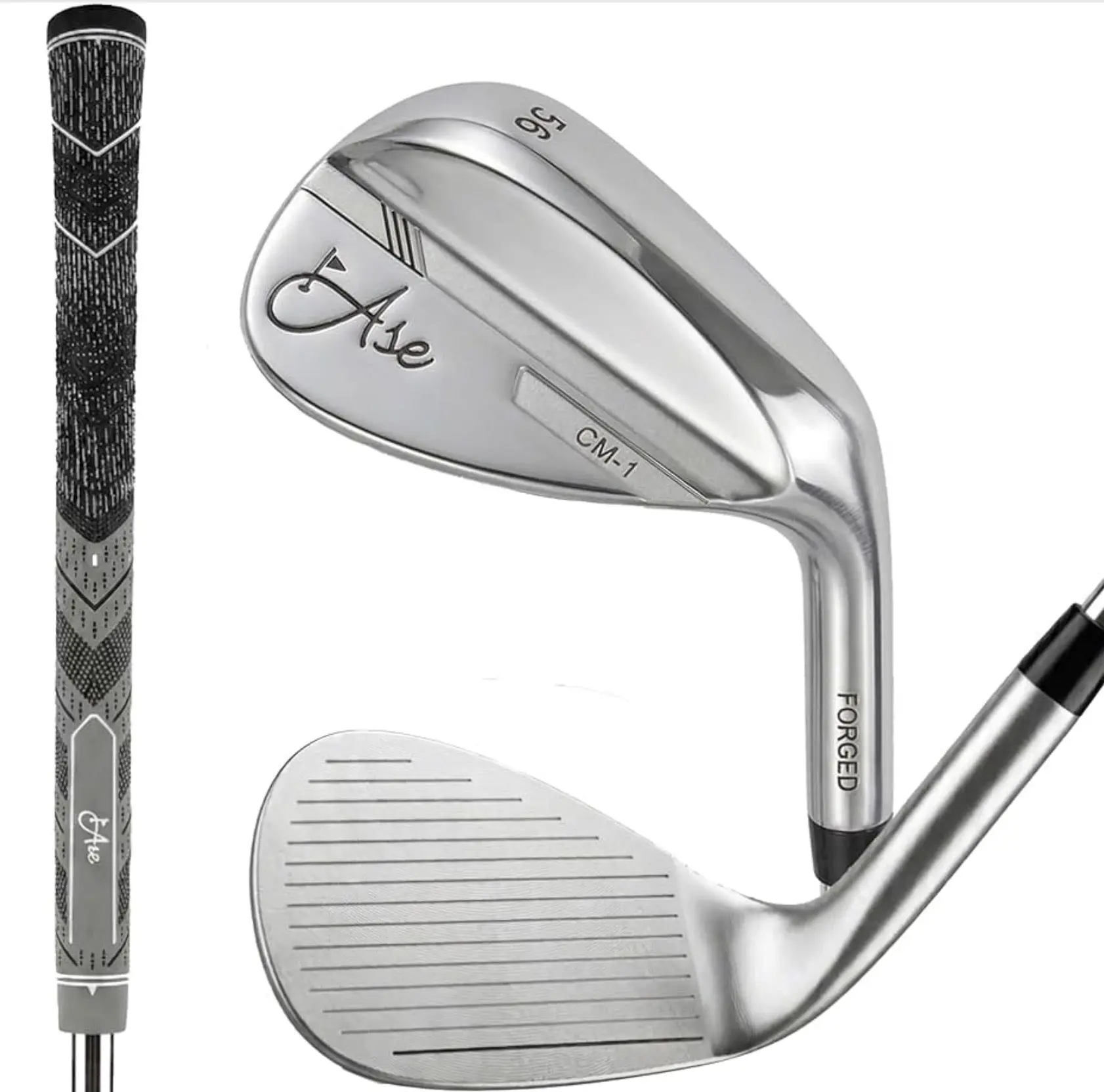 Ase Golf CM-1 Single Golf Club Wedge (50, 52, 54, 56, 58, 60 Degrees), Golf Clubs
