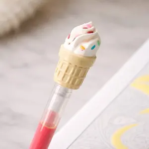 Ice Cream Cone Gel Pen Flow Cap