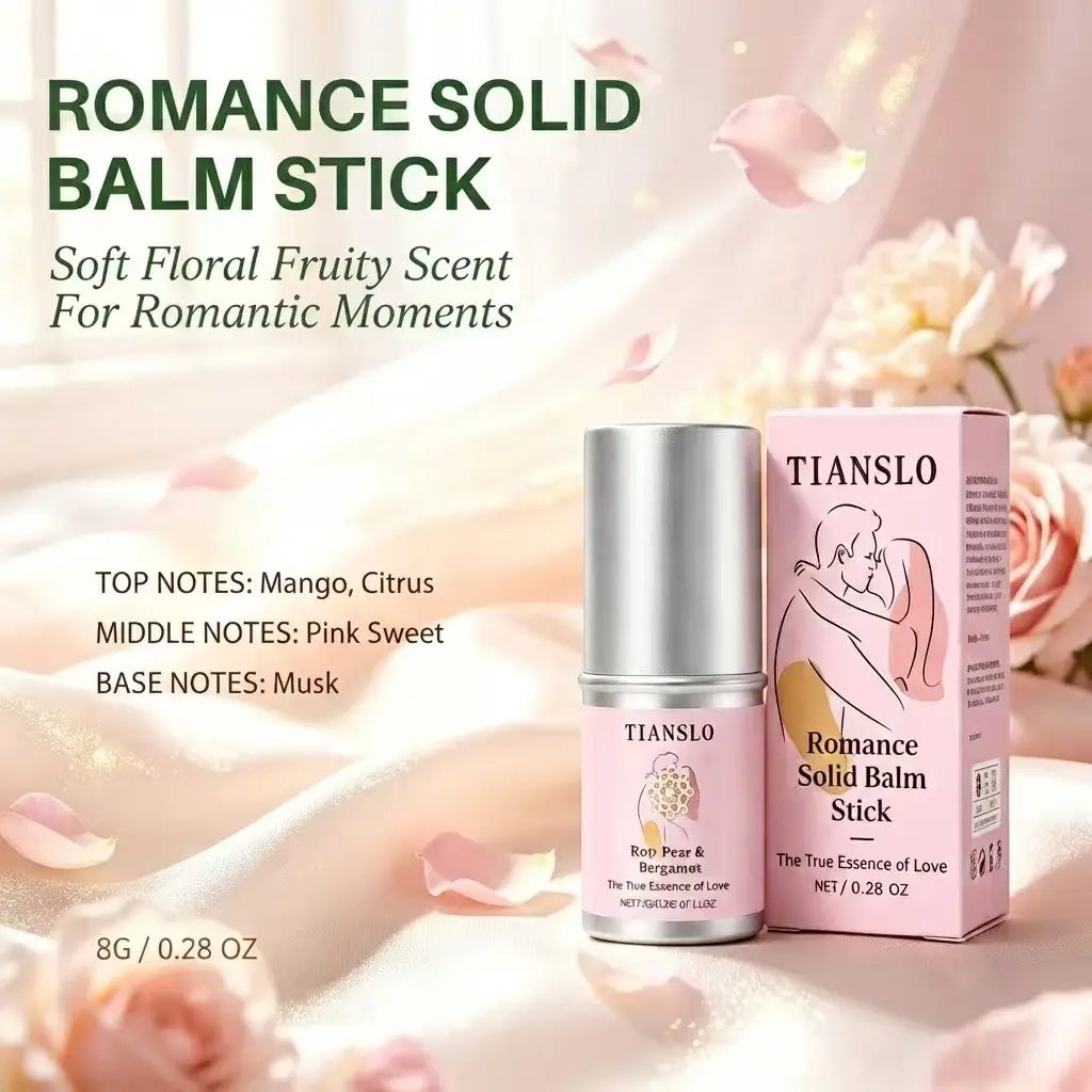 TIANSLO Romance Solid Balm Stick (8g / 0.28 oz) - Portable Pocket Perfume for Women & Men